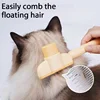 Self-Cleaning Stainless Steel Pet Grooming Brush for Cats & Dogs - One-Click Hair Removal Comb for Long & Short Hair, Durable Ba 4