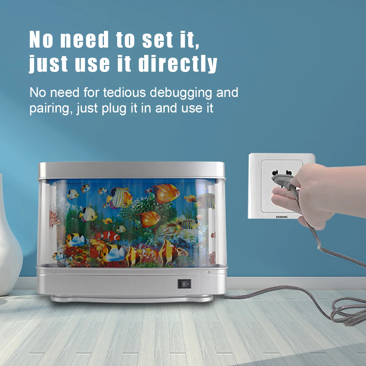 Fake Fish Moving Picture Lamp Aquarium Motion Fish Night