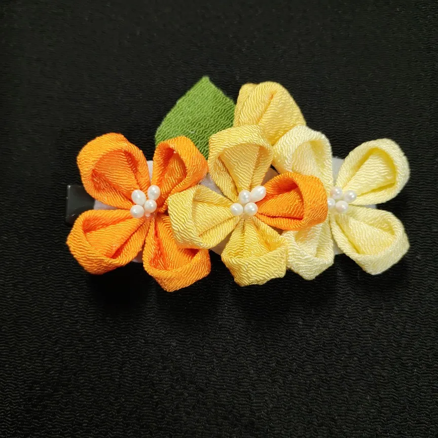 

Ручная работа, Osmanthus и японский цвет, цветок, головные уборы, заколки, боковой зажим