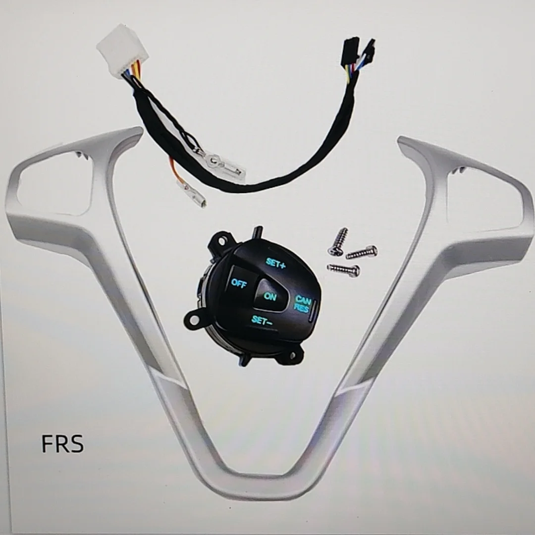 프레임 패널 커버 장식 + Ford Fiesta MK7 MK8 Ecosport 2013 용 자동차 크루즈 스위치 버튼