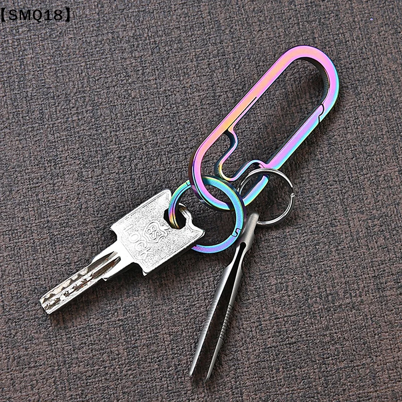 Compact Titanium Tweezers - Portable TC4 Alloy Nipper