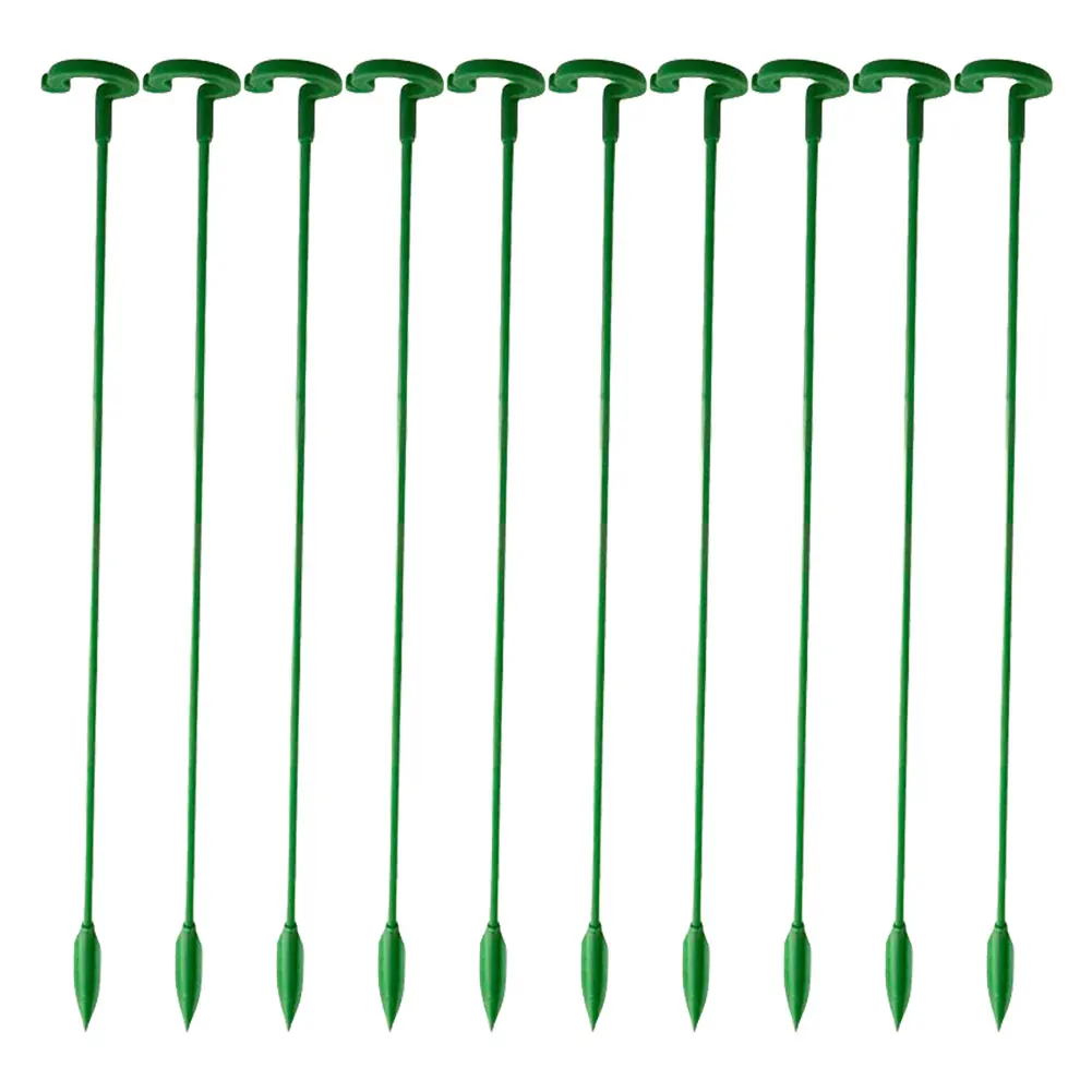 10/30 Pack 17/27/37/48cm Plant Support Stakes Reusable Plant Stakes Flower Stakes for Indoor and Outdoor Plants Flowers Tomatoes