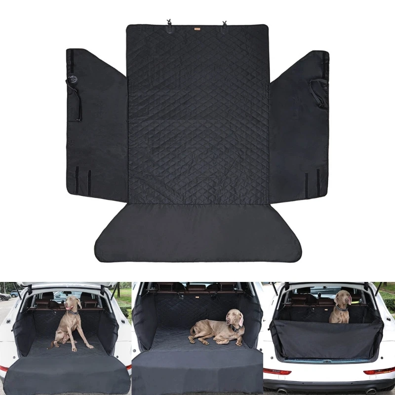 

Travel Car Trunk Use Pet Mat Scratchproof Dog Automobile Cover Adjustable Pet Backseat Liner Cargo Protective Pad 130*100cm
