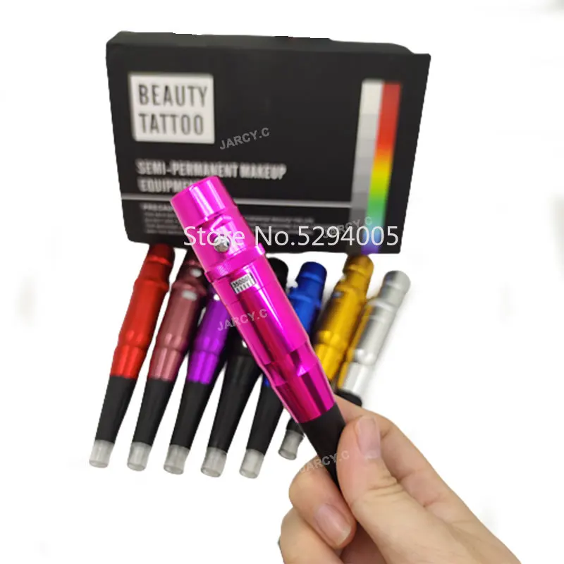 

Профессиональный набор тату-машинки для микроблейдинга бровей губ PMU пистолет ручка игла Перманентный макияж профессиональные принадлежности для начинающих