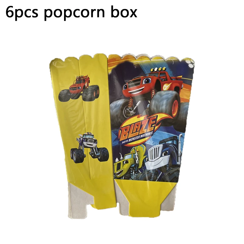 6pcs popcorn box
