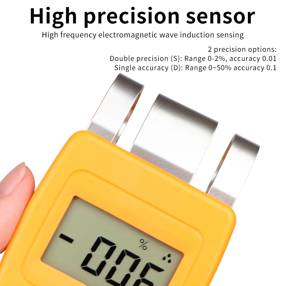 Digital Carton Concrete Paper Wood Meat Moisture Tester