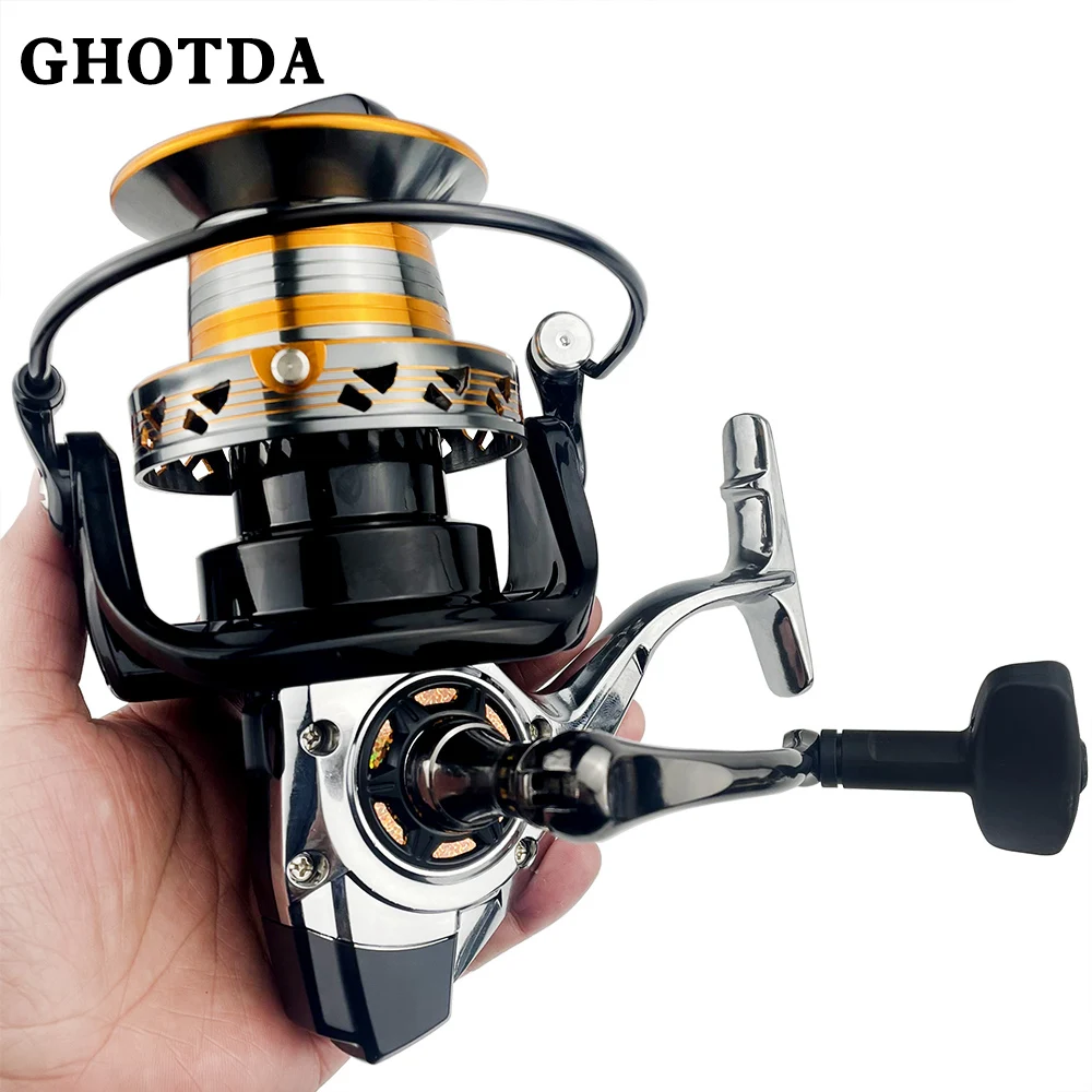 Metal Spinning Fishing Reel Rocker Arms Lightweight Ultra Smooth Long  Distant Fishing Tackle Pesca Accessories Big Freewheel - AliExpress