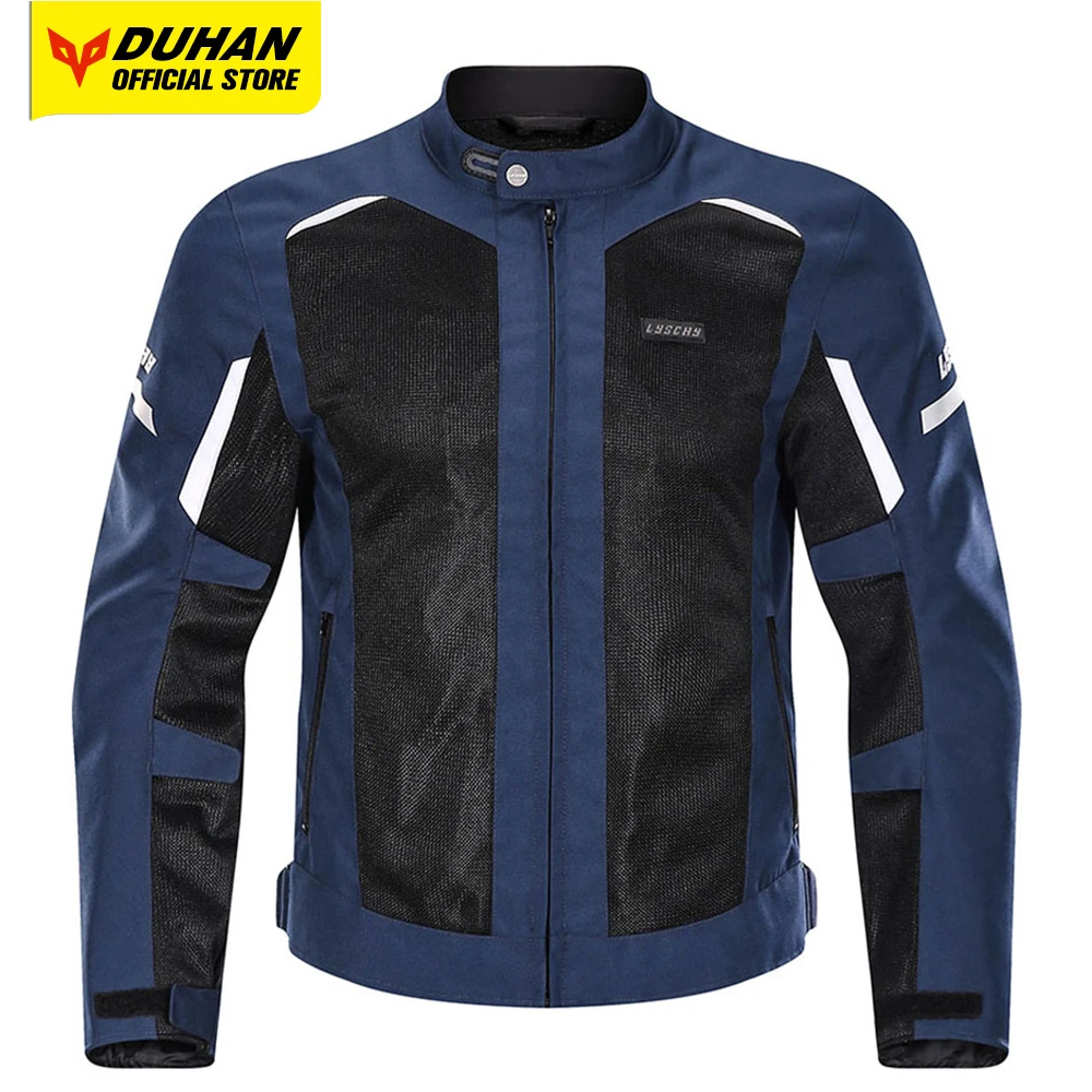 Motorcycle Jacket Men Summer Breathable Lightweight Mesh Cycling Jersey