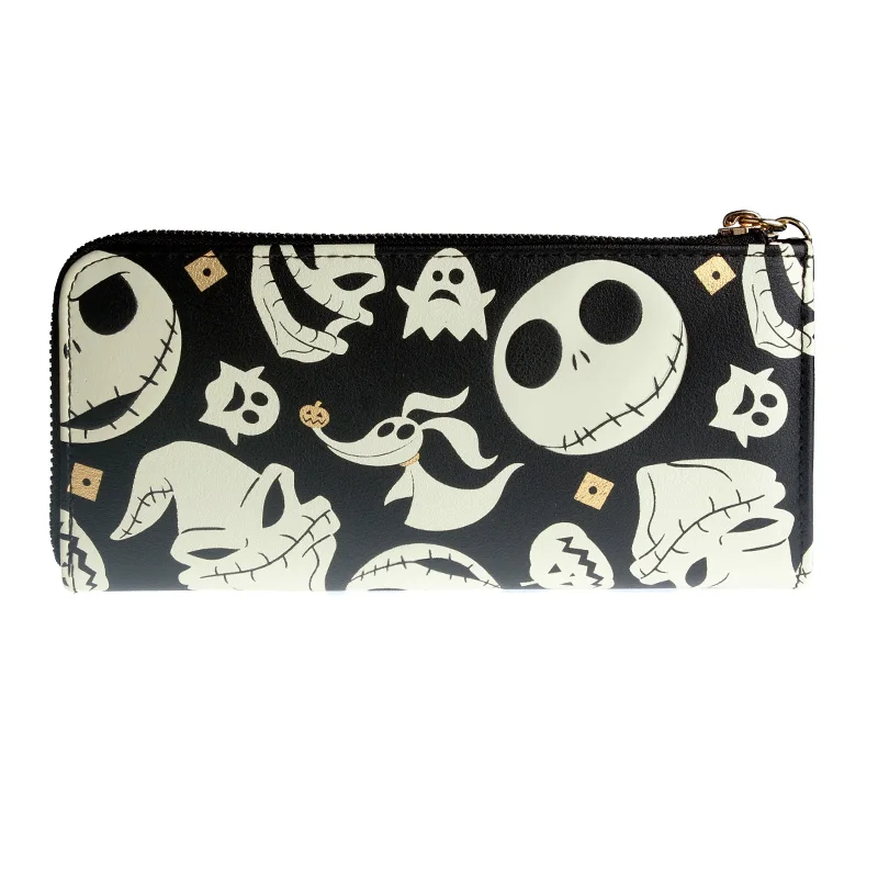 Disney the Nightmare before Christmas Embossed Wallet Fashion Personalized Card Holder Coin Purse