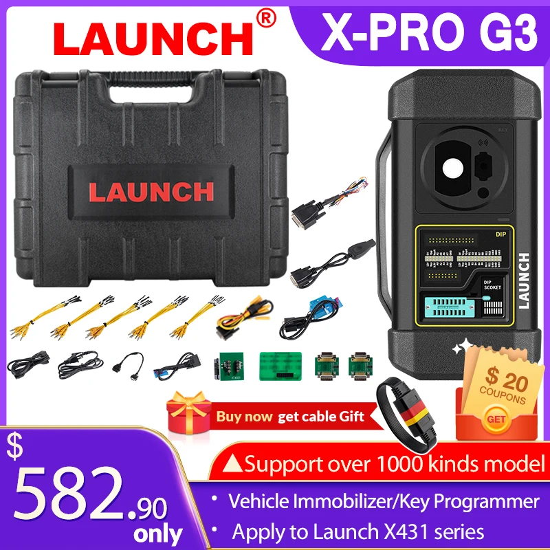 Lancio X431 X-Prog 3 Chiave Programmazione Immobilizzatore Programmatore Chiave Programmatore Strumento Automatico Per X431 V Pro3S + Pad V Pad V/Vii 