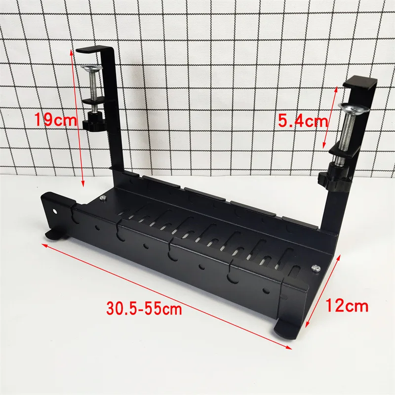 Desk Cable Management Tray Under Table Socket Hang Holder Power Strip  Storage Rack for Offices Living Room Wire Cord Organizer - AliExpress