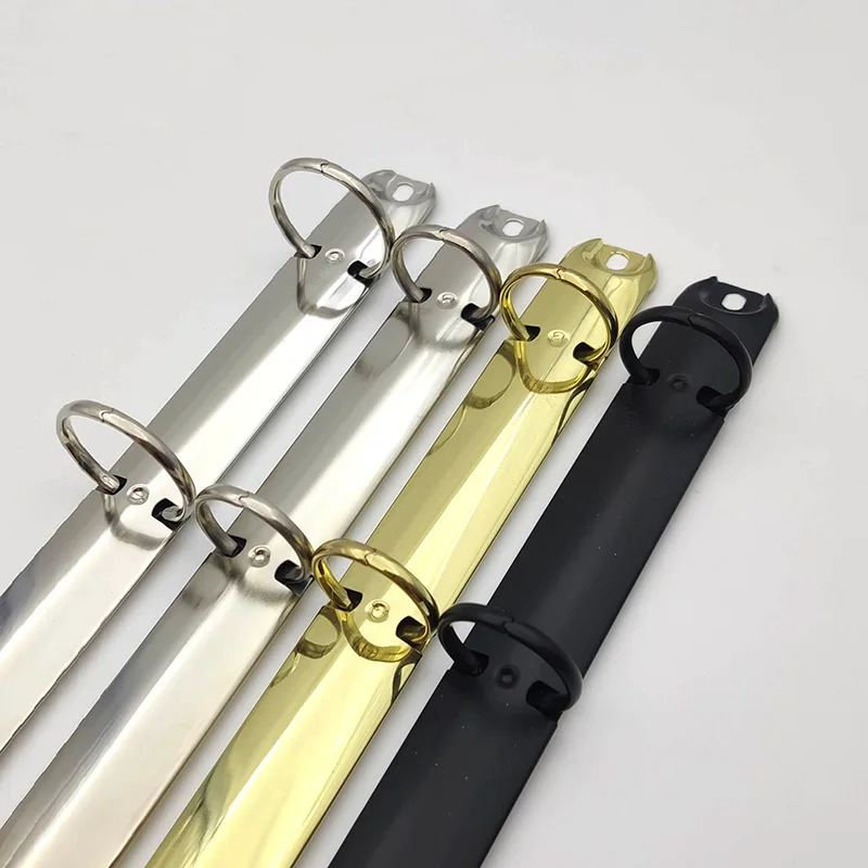 210cm Metal Spiral Rings Binder With 3 Rings Spiral Binding Clips For Diary Notebook Planner Personal Binder Clip File Folder