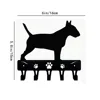 6/9 Inch Bull Terrier Towel Rack & Key Holder - Versatile Decor 2