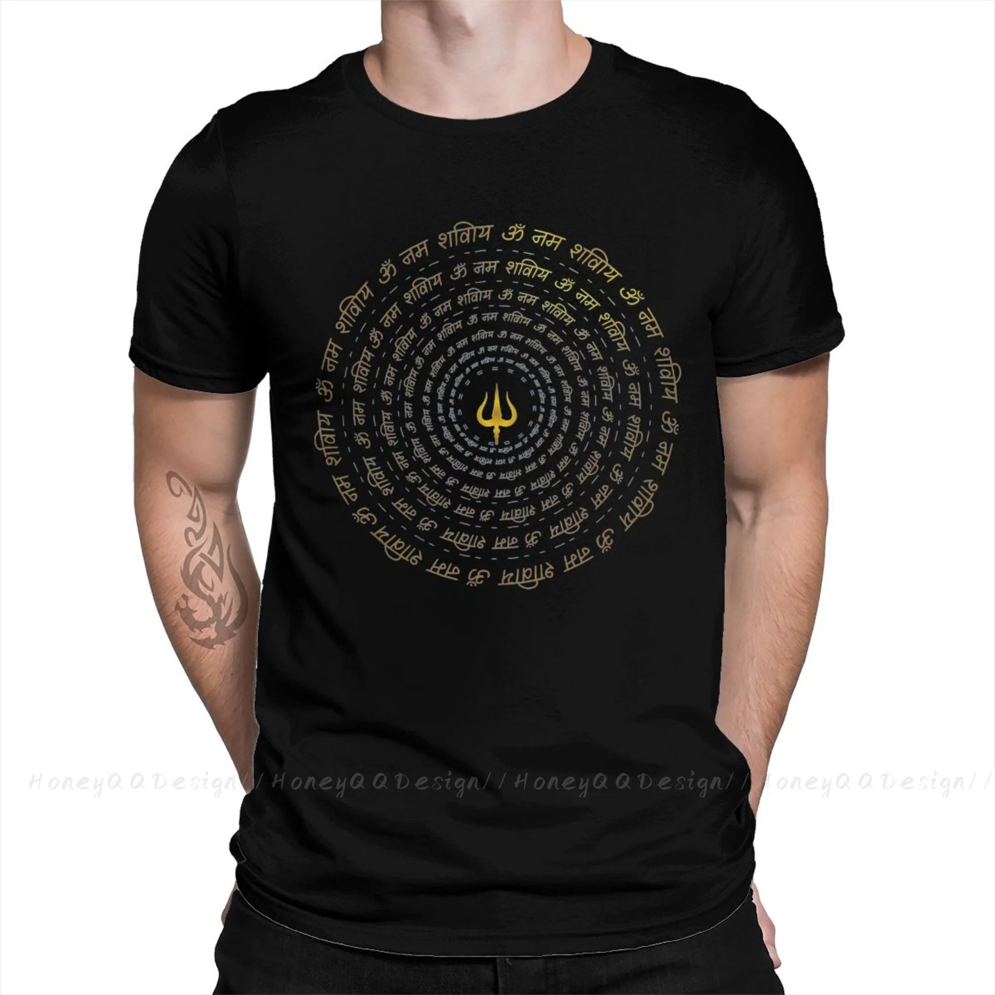 Top Qualität Kleidung Shiva Hindu Gott Indien Lingam T-Shirt Für Männer Unisex Shivaay Aktive Hemd Mode Kurzarm Oversize