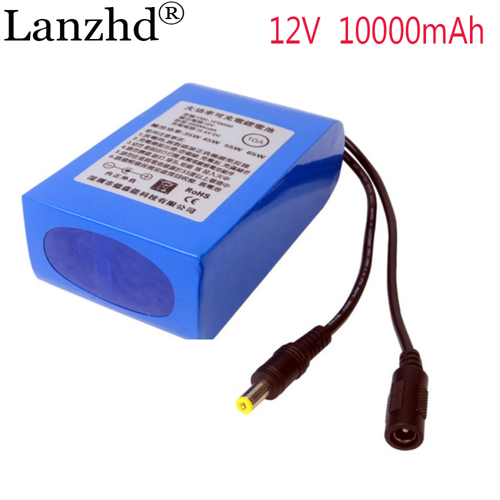 2023 NEW 12V 3A 10000mAh Security Standby Power Supply UPS