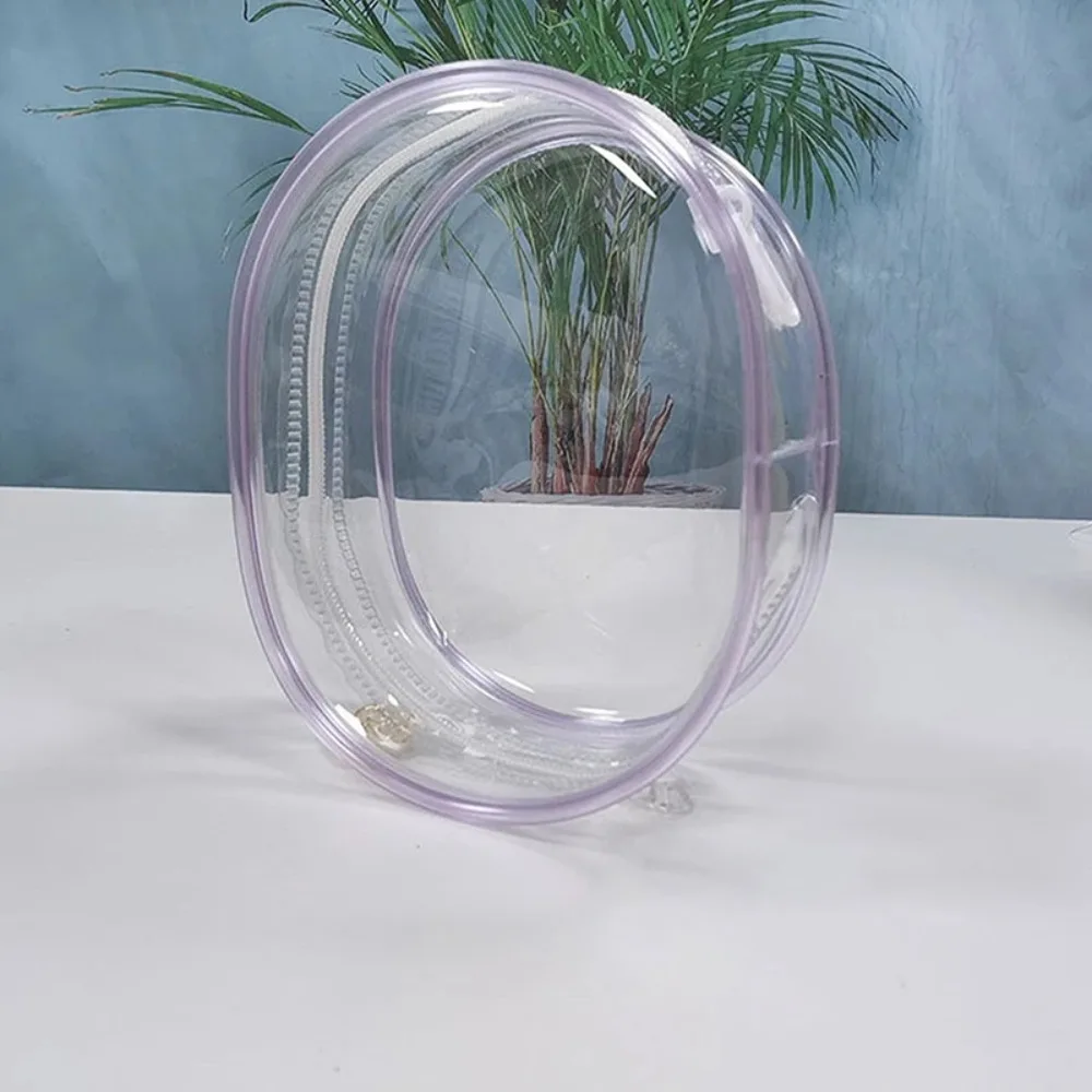 Transparent Thicken Storage Pouch Storage Pouch Display Pouch 10cm Display Storage Bags Thicken Keychain Bag Out Bag Bag