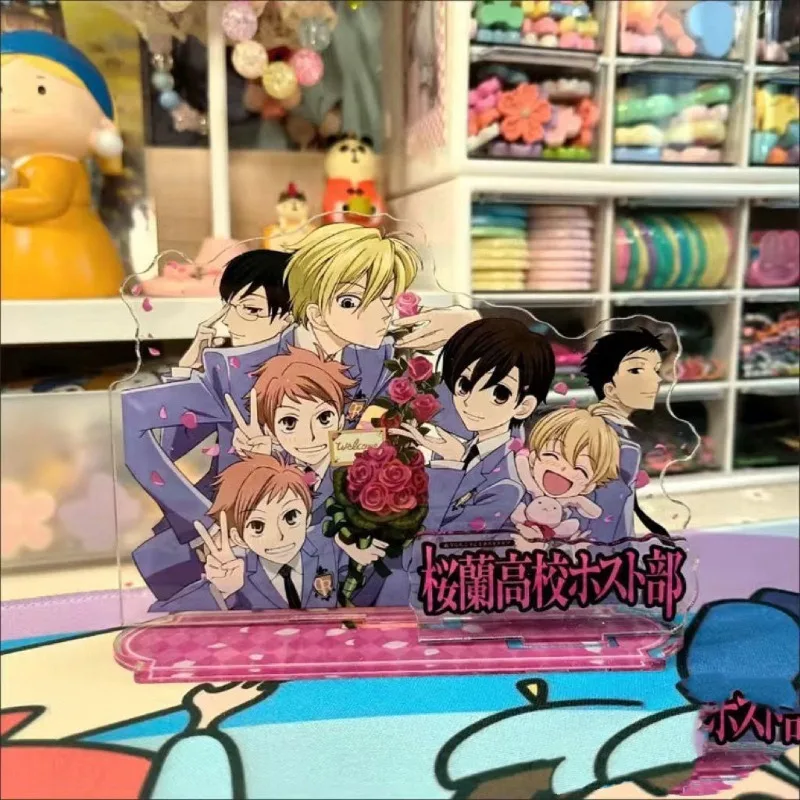 

Ouran High School Host Club Anime Acrylic Stand Fujioka Haruhi Tamaki Suou Desk Display Accessories Collection Room Decorative