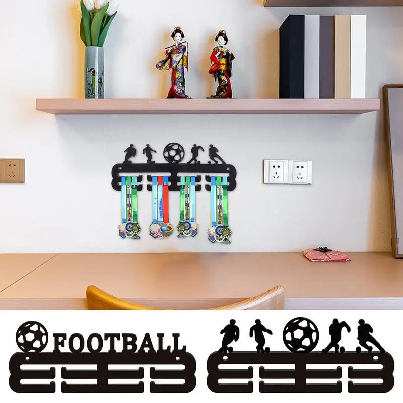 

Trophy Hanger Storage Rack For Gymnastics Trophy Wall-mounted Stylish Storage Shelf Punch-free Commemorative Display Rack