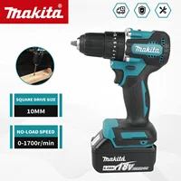Original Makita DDF487 Cordless Driver Drill Brushless Electric Impact Screwdriver Rechargeable Power Tool 18V With battery