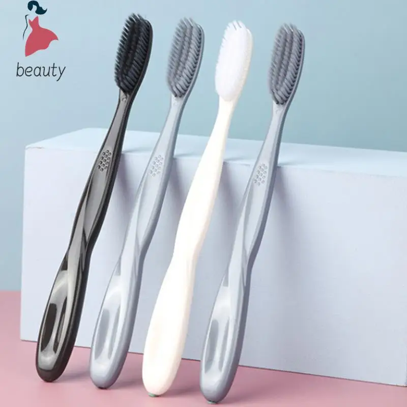 

1pc Super Soft Bristles Toothbrush For Men Women Dental Care Toothbrush Brush Oral Care Remove Smoke Stains Coffee Stains