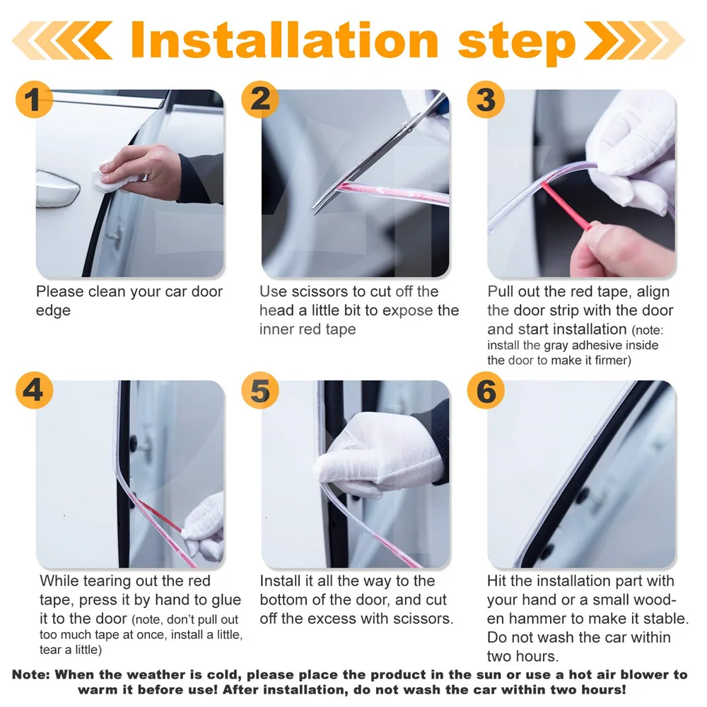 Car door edge guards car door anti collision strip car door edge protector Universal U Type Car Door Protection Car Door Anti Collision Strip Edge Guards Trim Moulding Strip Rubber Scratch Bumber