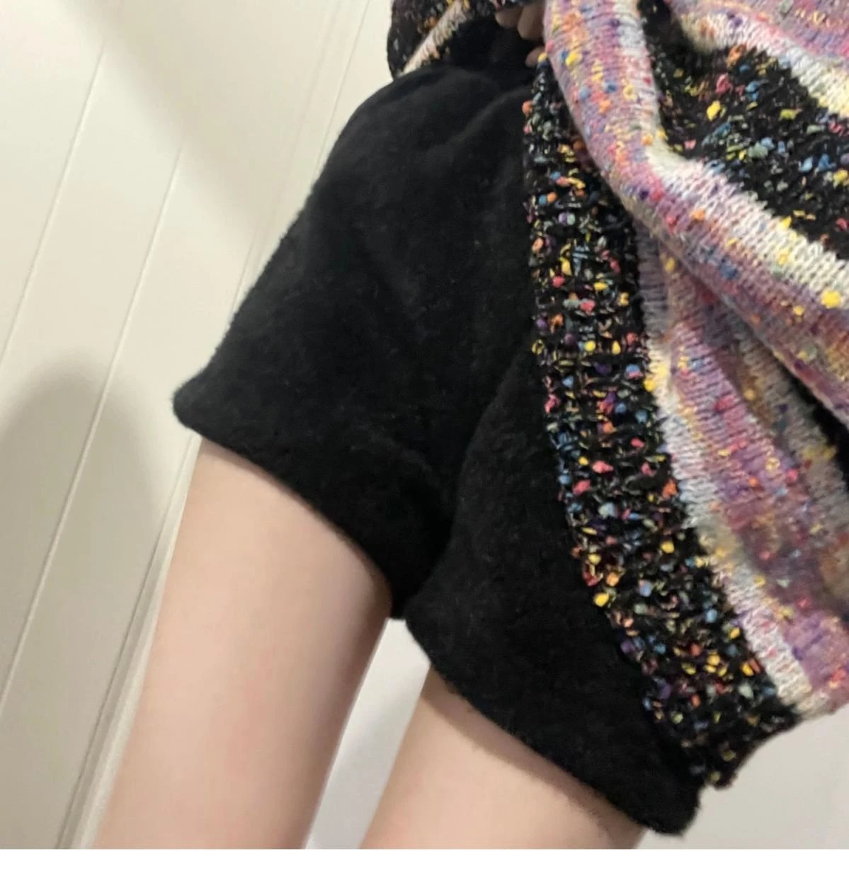 Mink Velvet Cute Shorts Women New Gentle Loose Solid Color Thin Plush Elastic Waist Wide Leg Pants Female Y2k Shorts