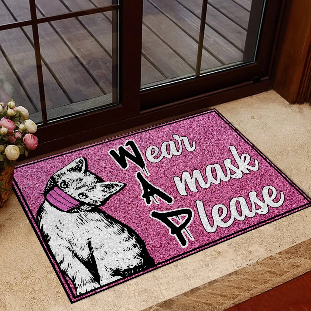 

Neweat Doormat Nice Shoes Funny Personalized Decor Porch Rug Mats Floor Carpet 3D Indoor Outdoor Doormat Non-slip -2