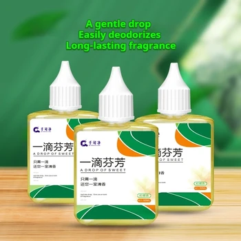 Deodorante per ambienti con fragranza One-Drop - Rimozione degli odori 5 secondi, deodorante concentrato multi-scena per WC/scarico/letto per animali domestici