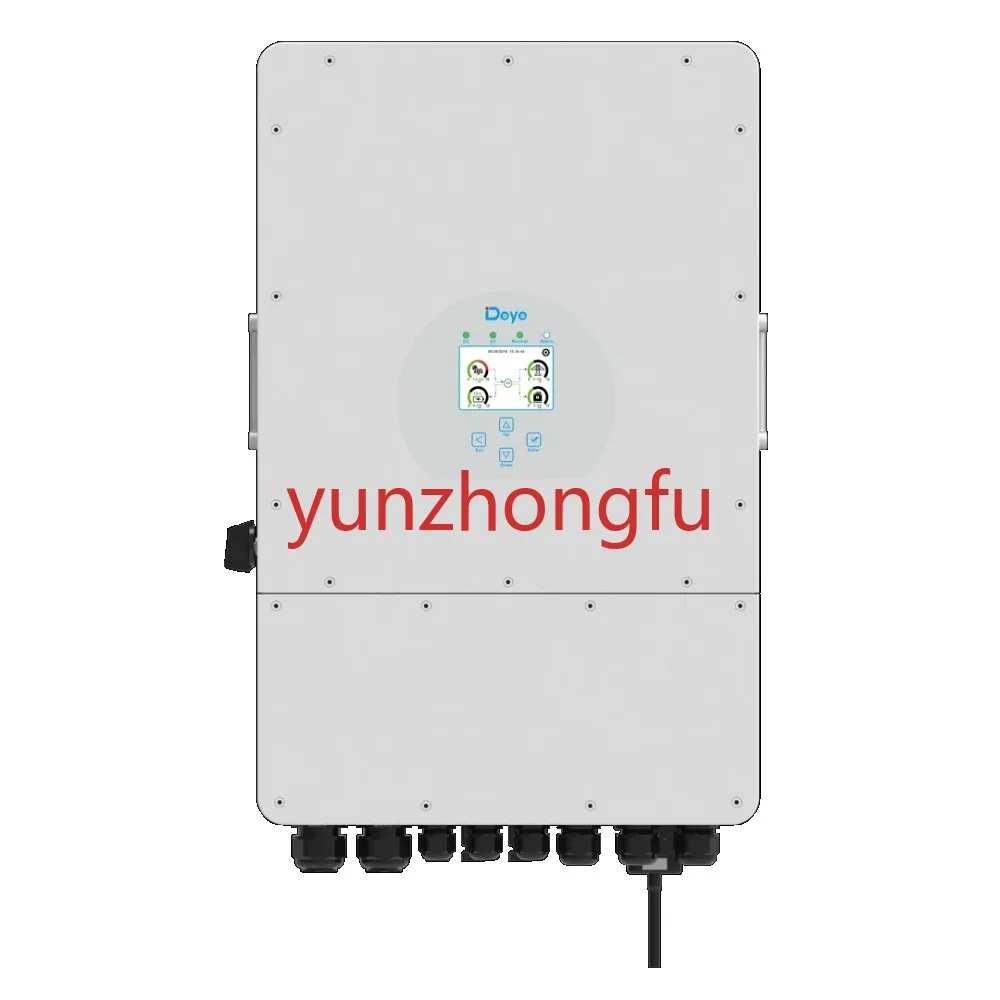 12Kw 10Kw 8Kw Sistema Di Energia Solare Wechselrichter Per Casa Magazzino Ue Deye Sun-12K-Sg04Lp3-Eu Inverter Ibrido 3 Fasi