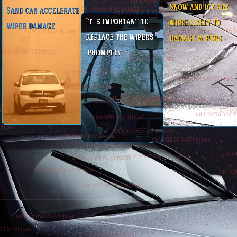 Juego De 2 Escobillas Limpiaparabrisas Delanteras Para Bmw Serie
