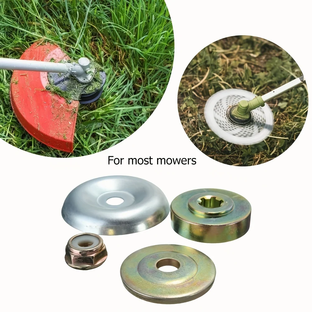 Brushcutter Replacement Parts LUSQI Universal Brushcutter Working Head Maintenance Washer Kit Nuts For Home Gasoline Trimmers Brush Cutter