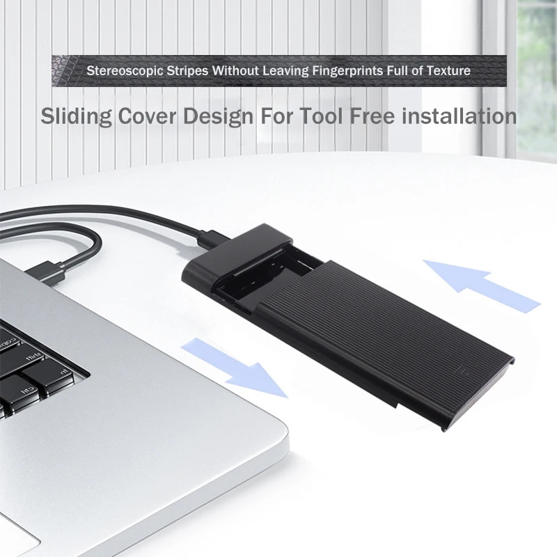 Compact USB3.0/Type-C Hard Drive Enclosure