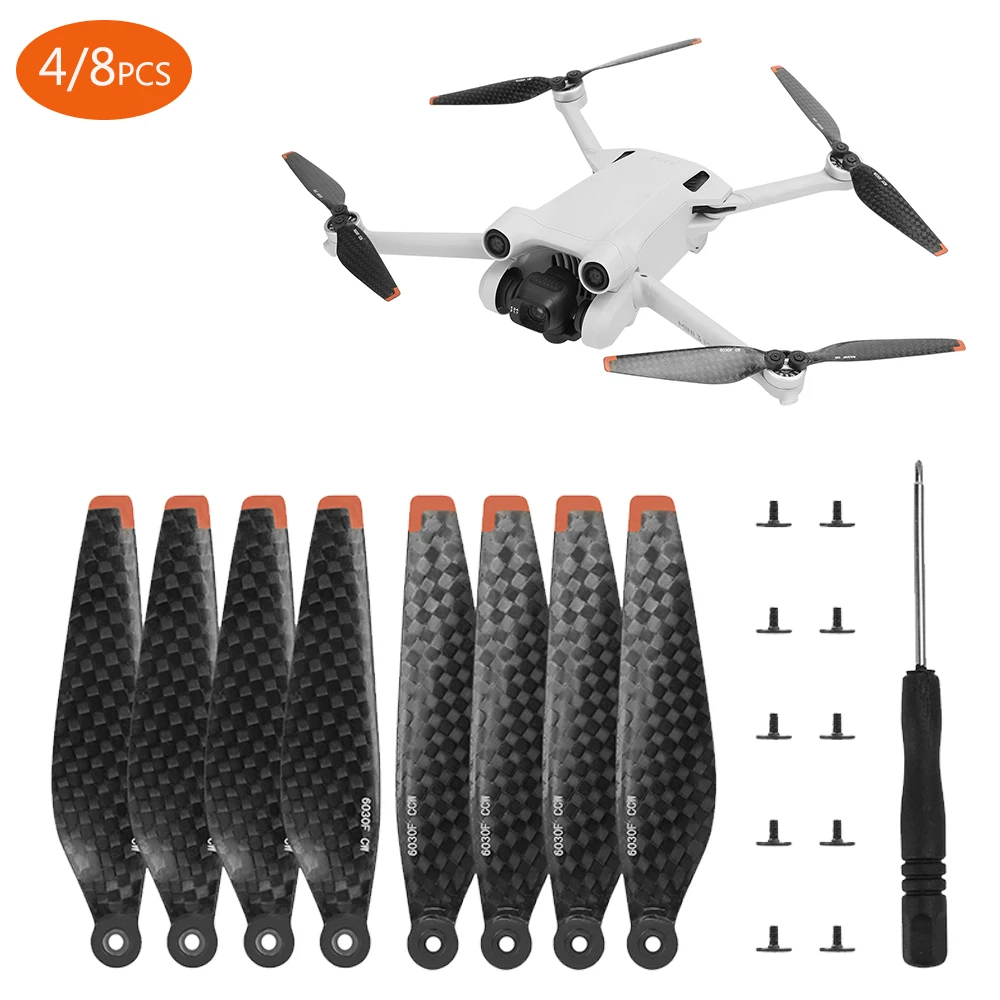 

Пропеллер из углеродного волокна для DJI Mini 3 Pro, реквизит, лезвие с низким уровнем шума, сменные легкие вентиляторы крыла, запасные части, аксессуары для дрона