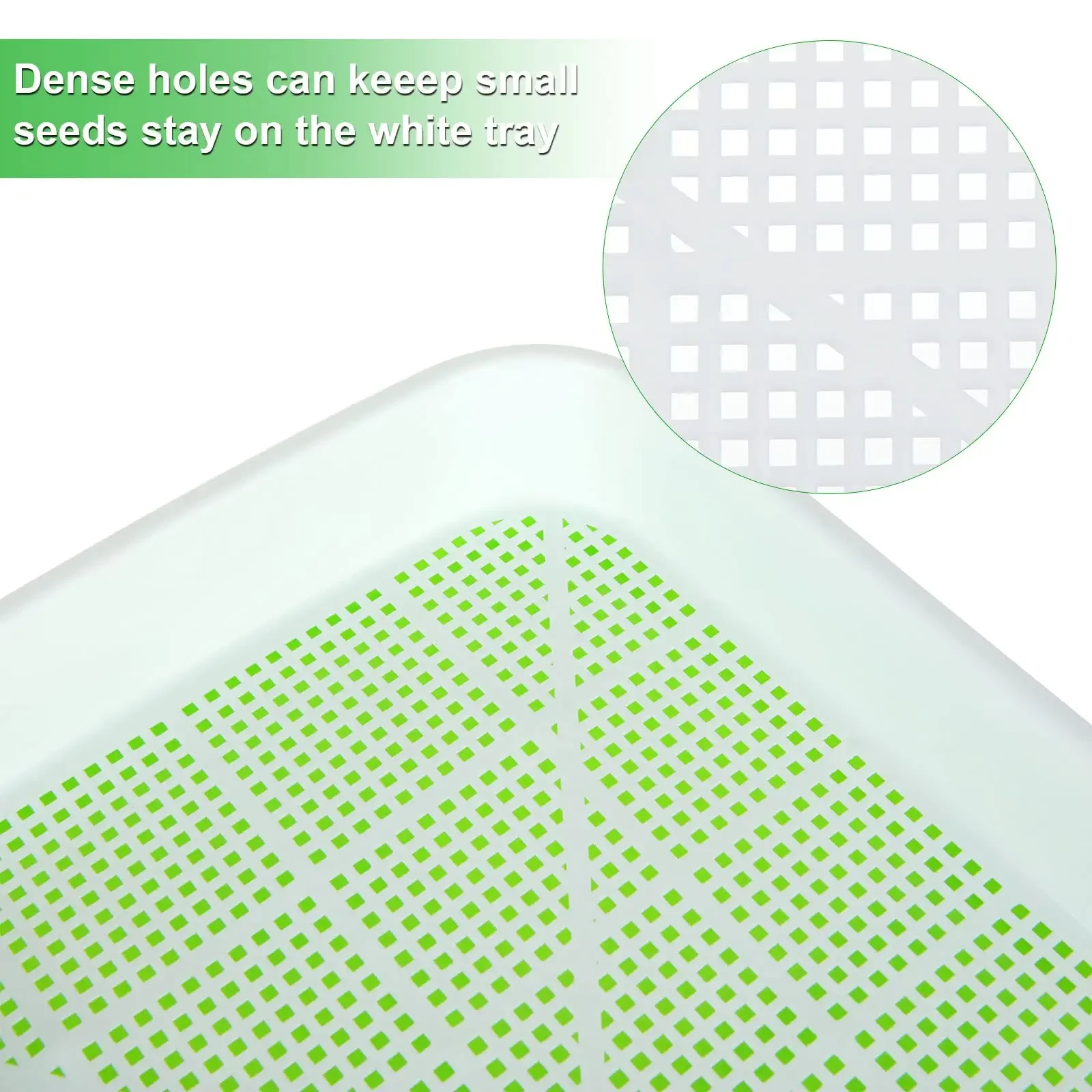 Microgreens Hydroponic Germination Tray Sprouting Tray For Sprout Horticultural Hydroponic Systems Garden Nursery Potted