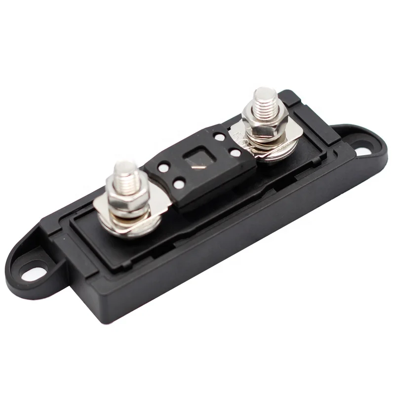 

ANL Fuse Holder 30-500A In-Line Bolt Down Fuses 0/2/4 Gauge AWG Fuse Holder
