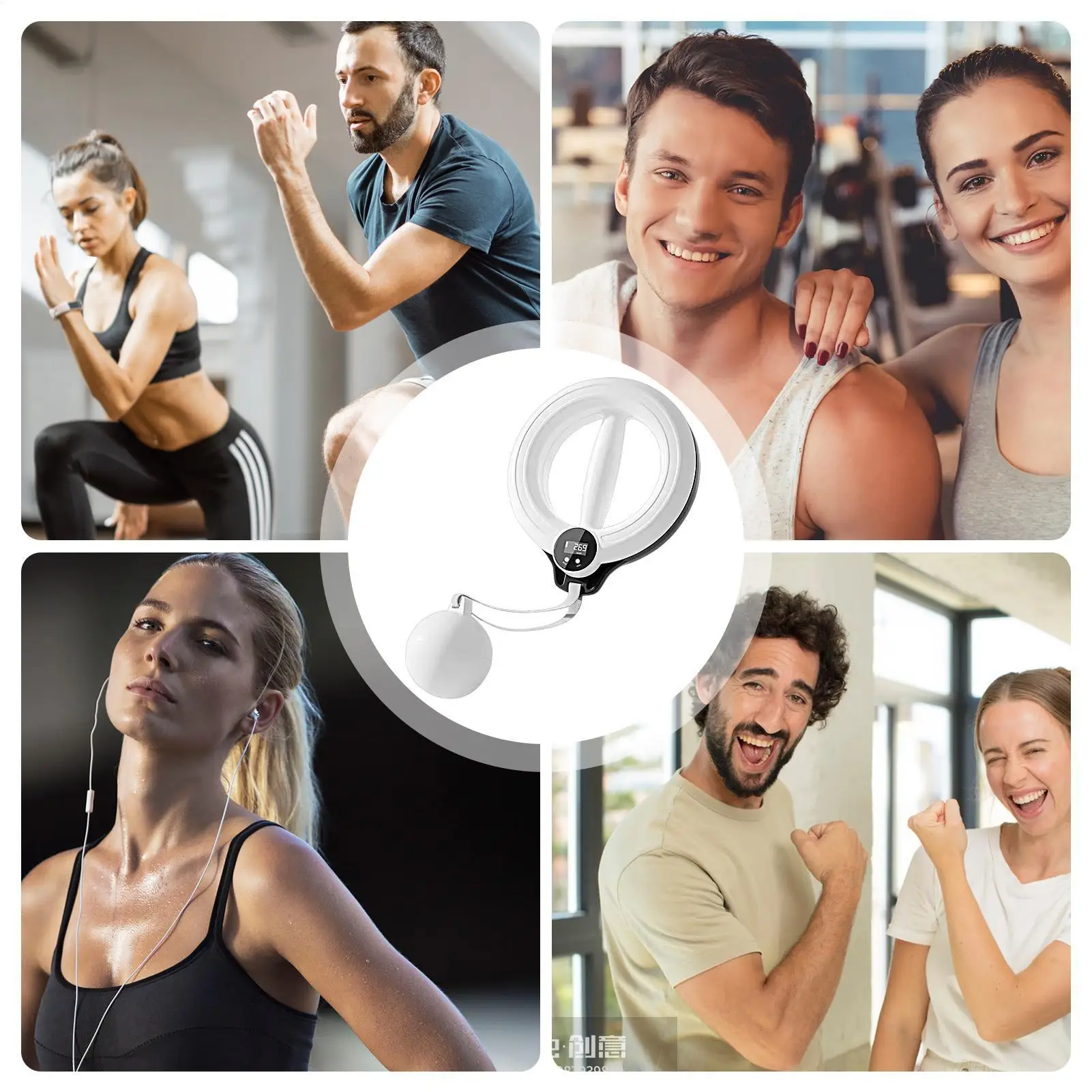 Smart Arm Exercise 360 Rotatable Lightweight Portable Ergonomic With 3 Display Modes for Home Gym Fitness Equipment