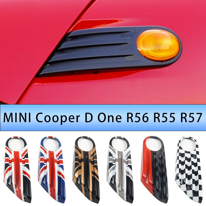 

2Pcs/Set Union Jack Car Fender Turn Signal Exterior Light Covers Sticker For M Coope r D 1 R 56 club R 55 Convertible R 57