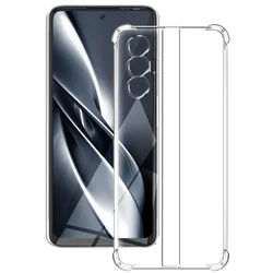 Clear Shockproof Silicone Soft Phone Cover - Transparent  Coque for Tecno Pova 3 (Shockproof Case)