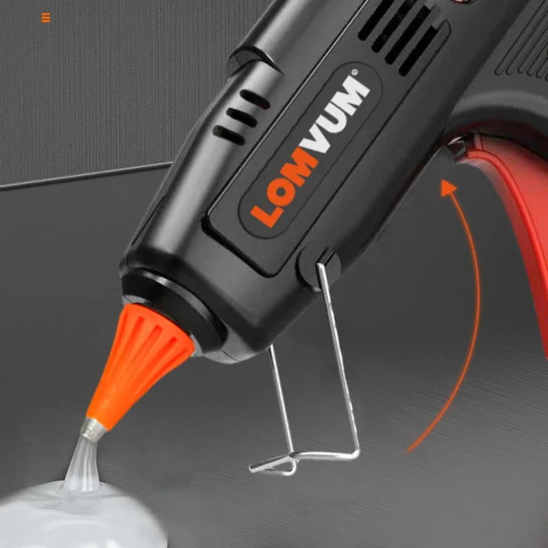 40W Hot Melt Glue Gun DIY Mini Household Industrial Guns Heat Temperature Thermo Electric Repair Tool Use 7mm Glue Sticks