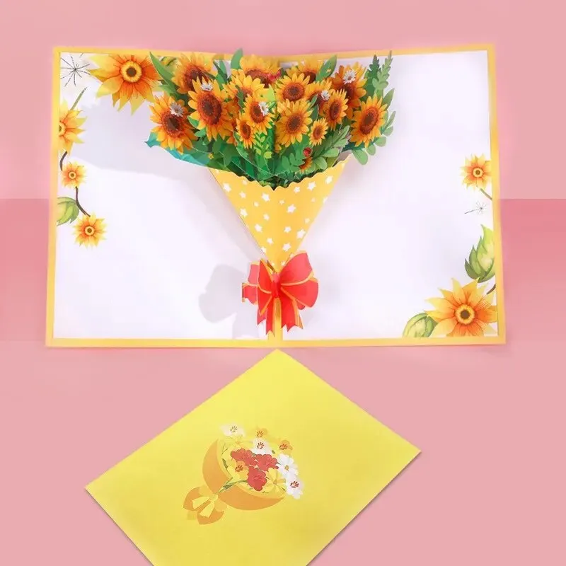 Lovepop Biglietto pop-up con fiori di ciliegio 5 x 7 biglietto di