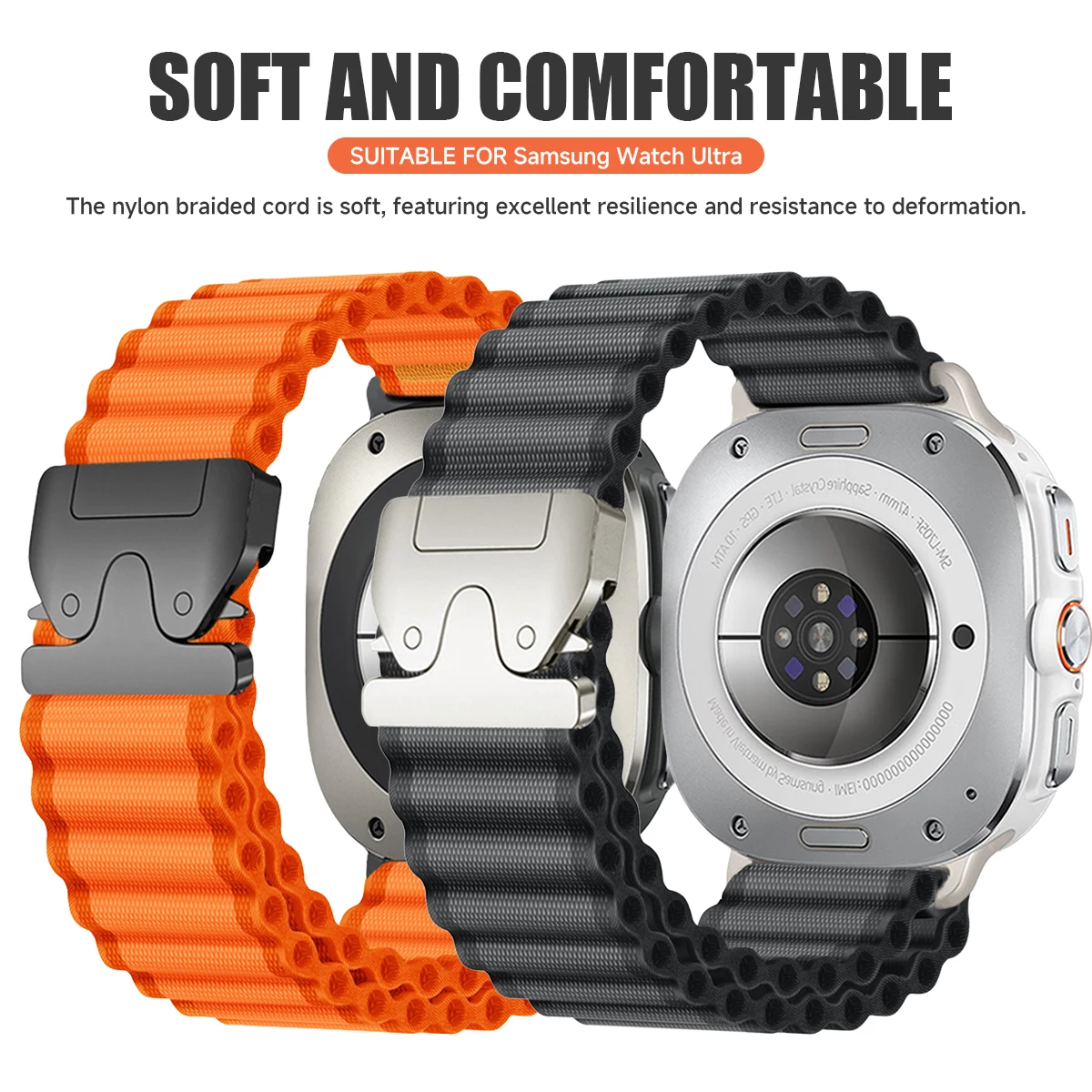 New Nylon Breathable Sports Band with Parachute Buckle