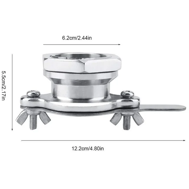 1Db Méhészeti Berendezés Rozsdamentes Acél Mézkapu Mézes Kivonó Kimeneti Szelepe A Méhek Mezőgazdasági Szerszámának Kellékei - Image 6