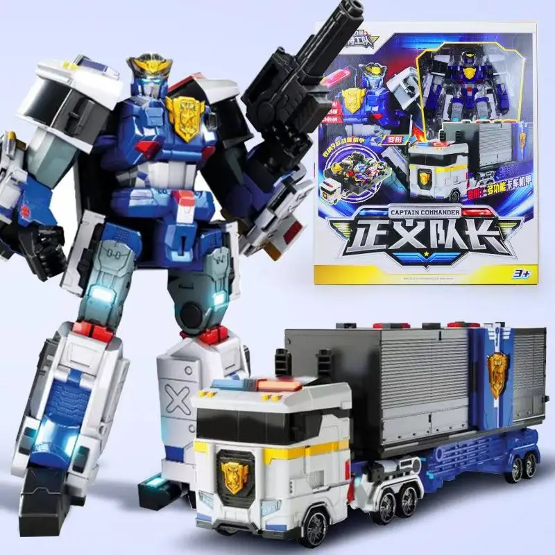 MiniForce Super Cops CAPTAIN COMMANDER Transformation Robot Model