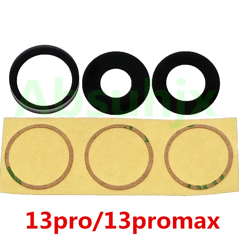 Absuhjx 10 шт. стекло для задней камеры для iPhone 7 8 6S Plus 11 12 13 14 Pro Max X XS XR Задняя крышка объектива с клейкой наклейкой (art.: 7accd0d4e) - 7accd0d4e
