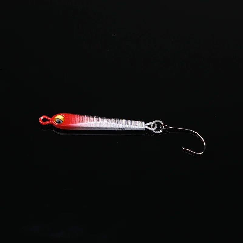 Angeln Micro Jigs Kleine Lockvögel Kunstköder Jigbait 4/5g Einzelhaken Shore Gussmetallköder 1 Stück Verkauf – Detail 4
