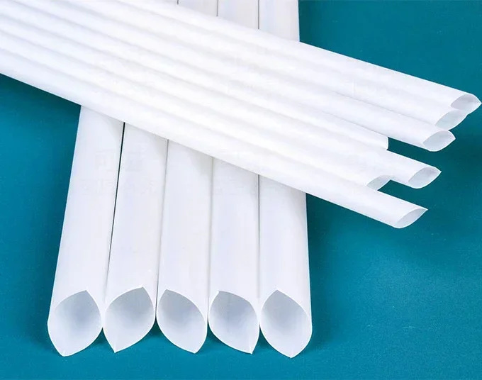 100/200pcs Disposable PLA Biodegradable Straw Separate Packaging of 0.6/1.2cm Caliber Pearl Milk Tea Beverage Straws Food Grade