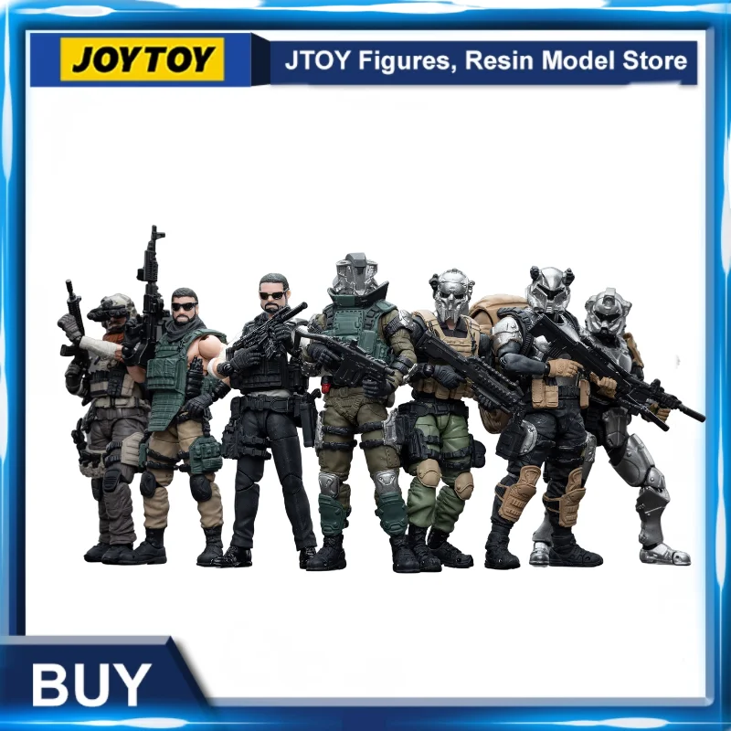 

[IN STOCK] JOYTOY 1/18 10.5cm 7Pcs/Set Action Figure Yearly Army Builder Promotion Pack Anime Collection Model Free Shipping