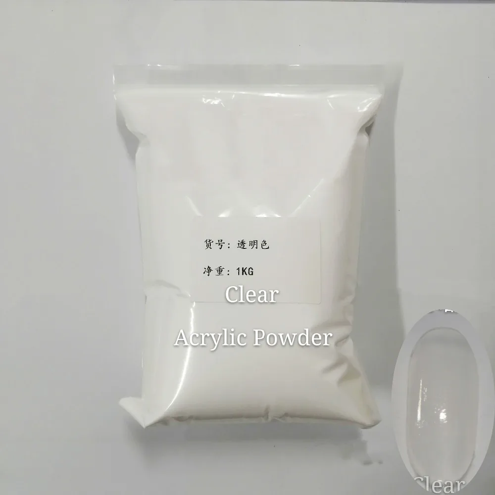 1000g EMA Pure Nail Acrylic Powder Ema Pink/White/Clear 3in1 Extension Nail Powder Bulk Dipping/Carving/Extented Acryl