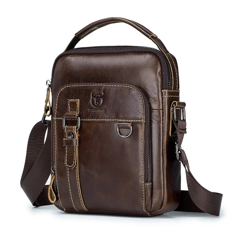 

Brand Men handbag 100% Cowhide Messenger bag Shoulder bag husband Cross Body Bag Short-Distance Travel Bages
