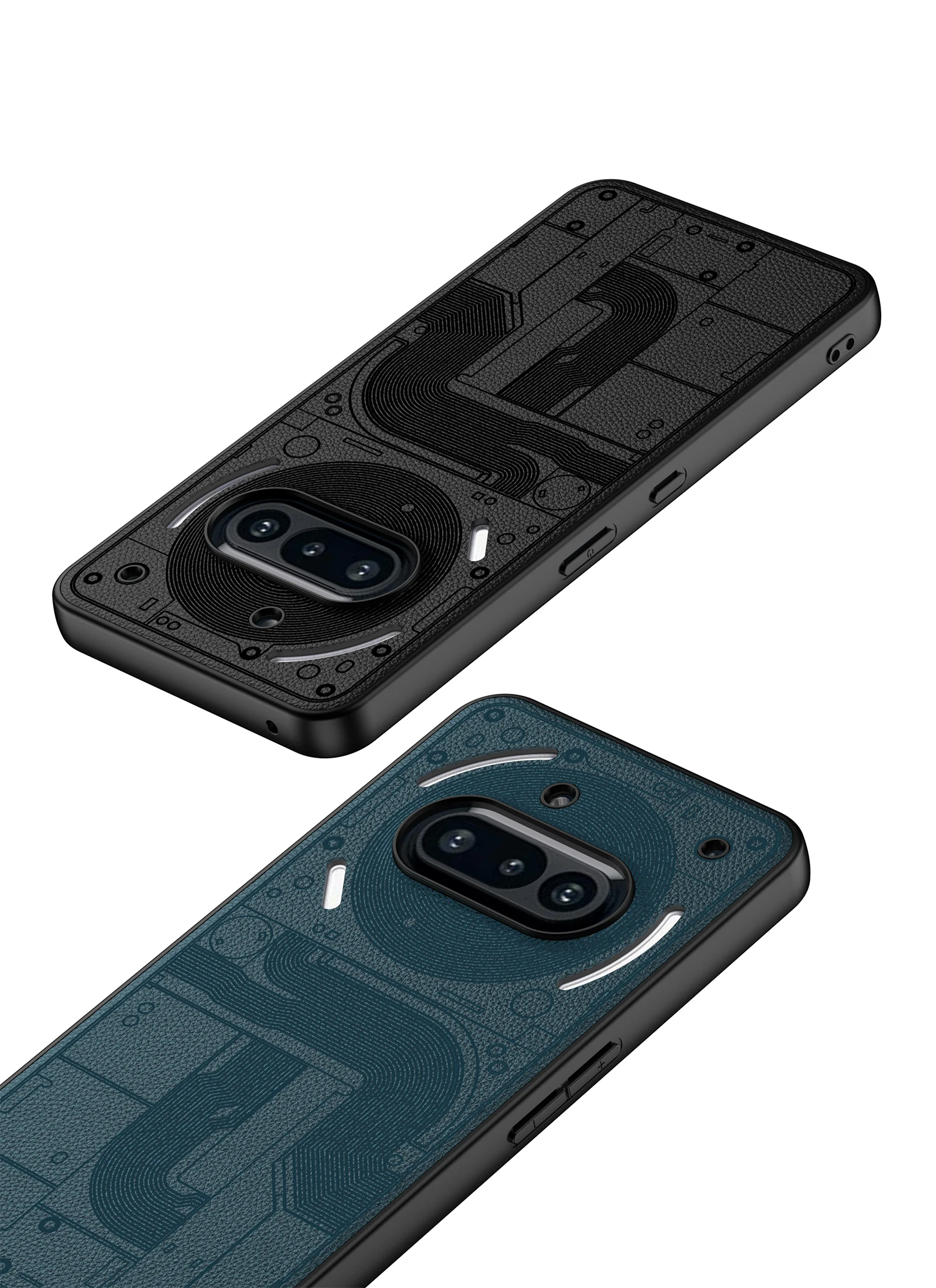 Luxury Painted Leather Soft Case For Nothing Phone 3A Back Light Precision Hole